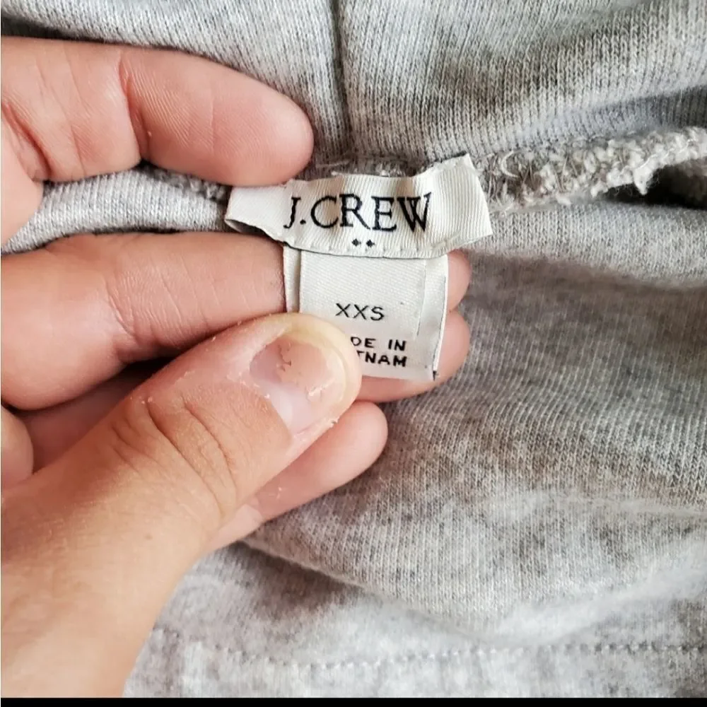 J.crew Grey high cowel neck Dress